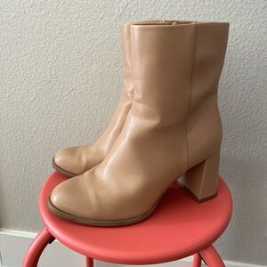 Target Tan Heeled Boots
